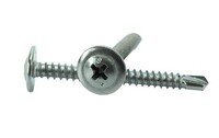 8-18 X 1-1/4, PH, ZINC MODIFIED TRUSS HEAD SELF-DRILLING SCREWS